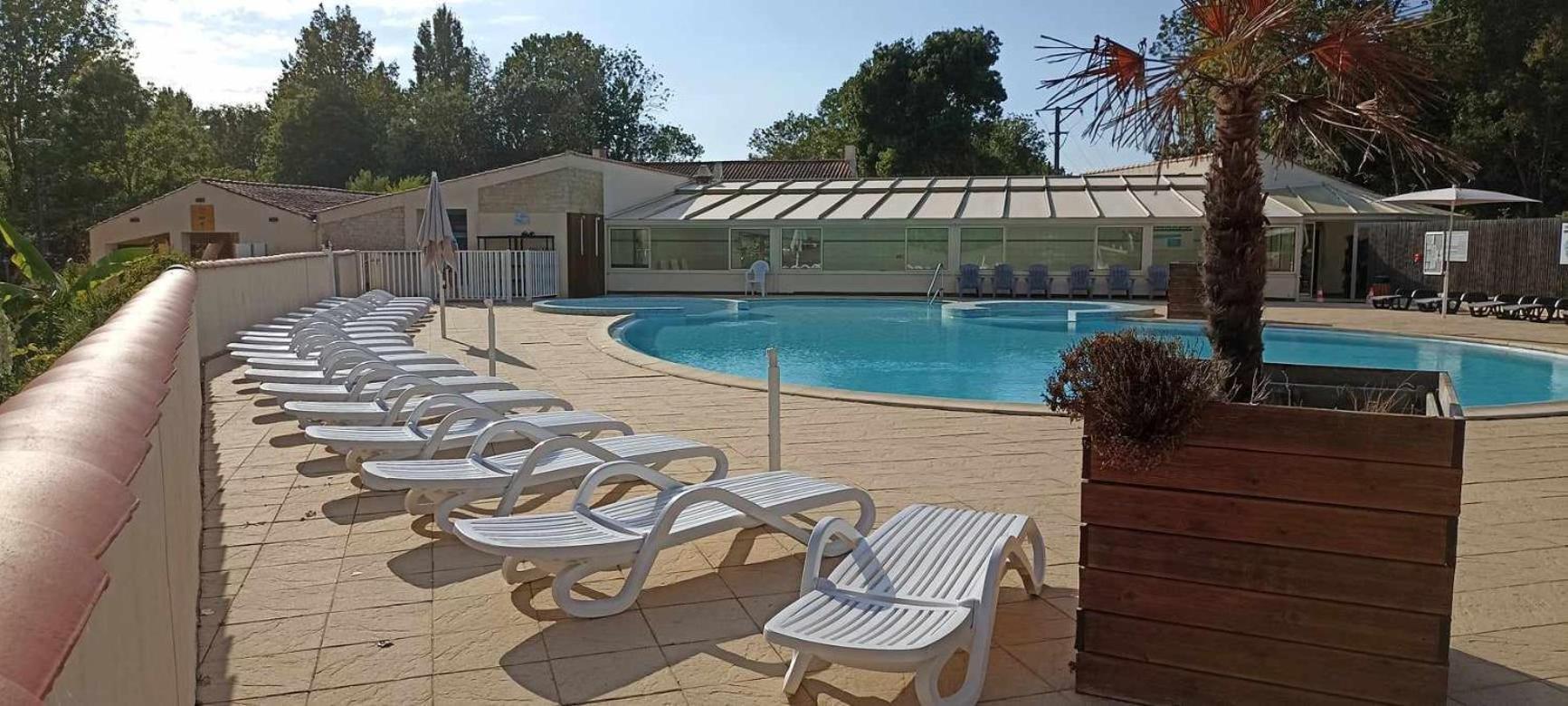 Mobilhome L'Oasis Camping Le Clos Cottet Angles  Buitenkant foto