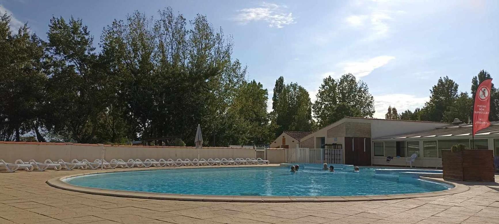 Mobilhome L'Oasis Camping Le Clos Cottet Angles  Buitenkant foto