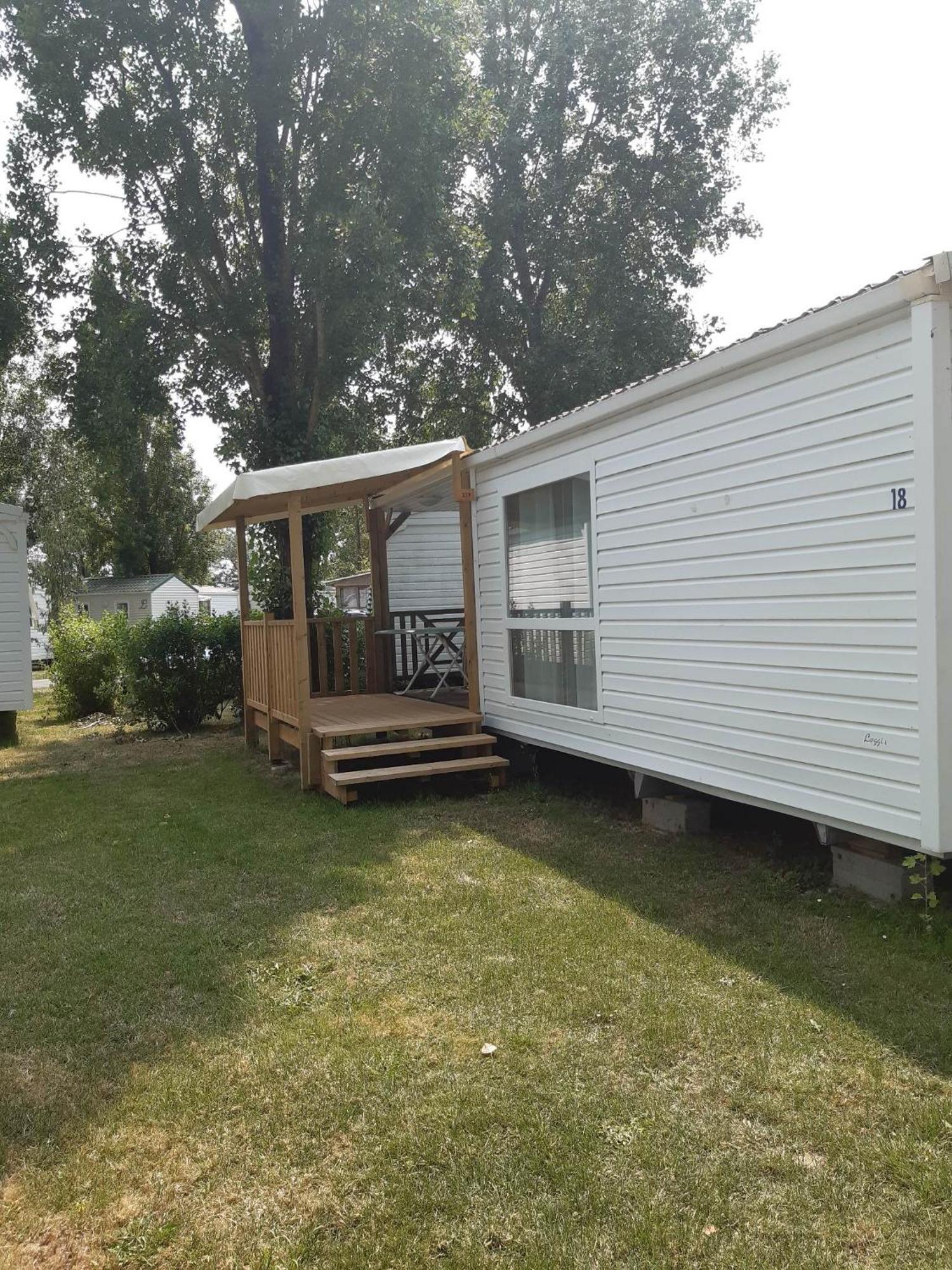 Mobilhome L'Oasis Camping Le Clos Cottet Angles  Buitenkant foto