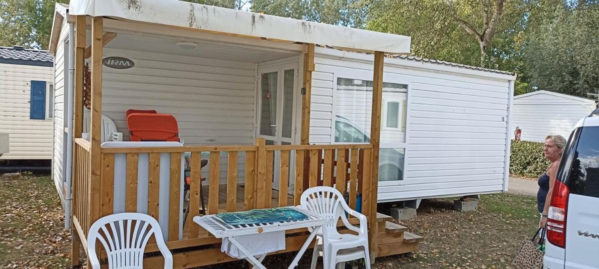 Mobilhome L'Oasis Camping Le Clos Cottet Angles  Buitenkant foto