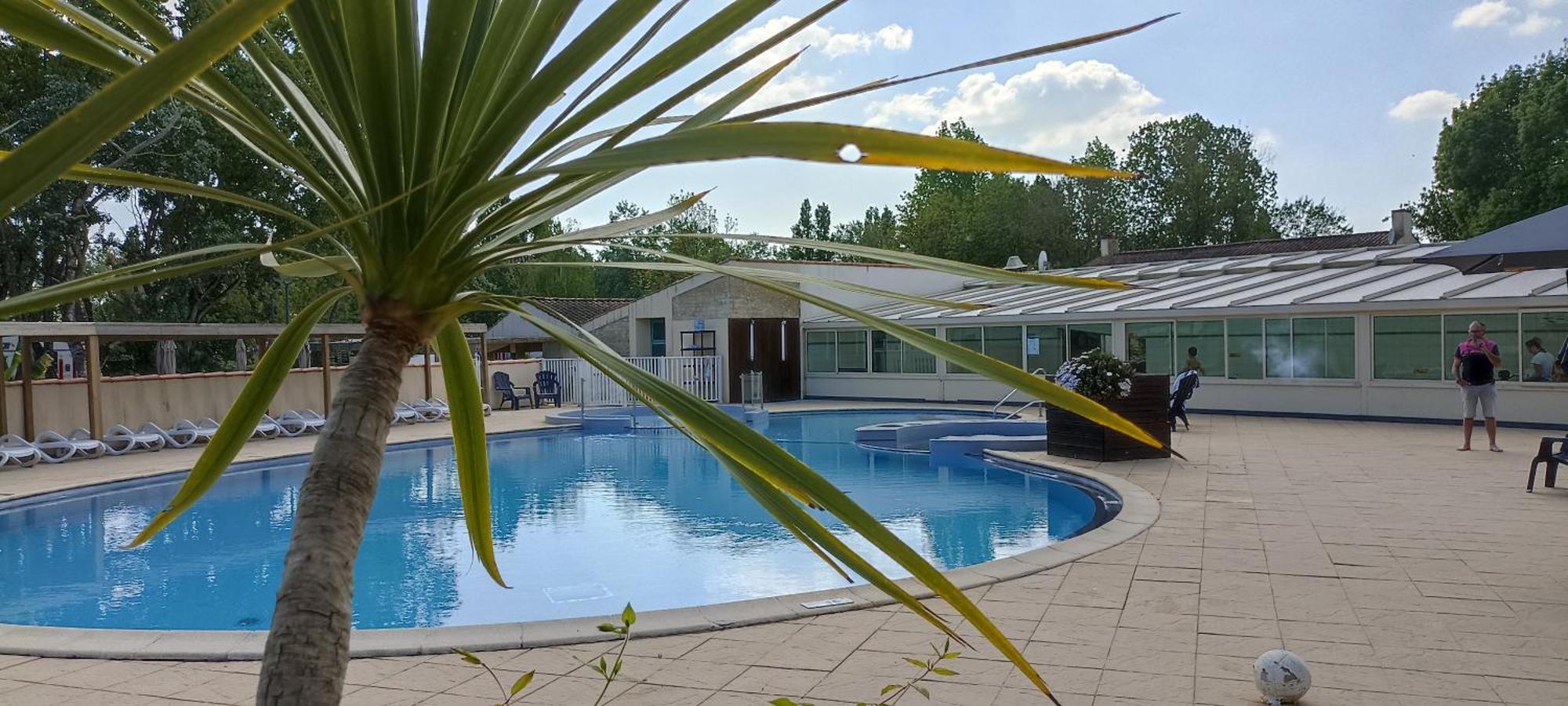 Mobilhome L'Oasis Camping Le Clos Cottet Angles  Buitenkant foto