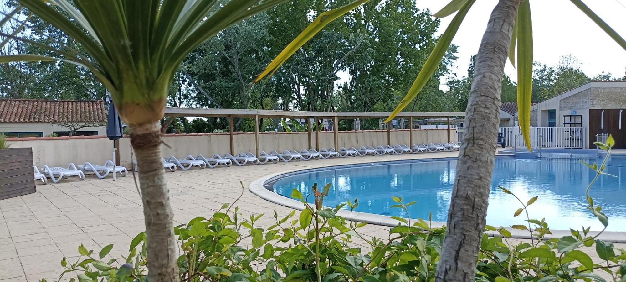 Mobilhome L'Oasis Camping Le Clos Cottet Angles  Buitenkant foto